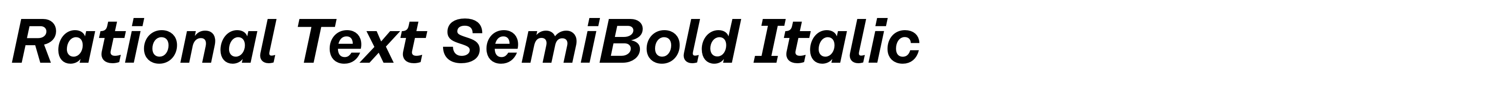 Rational Text SemiBold Italic